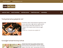 Tablet Screenshot of cafedelturco.com